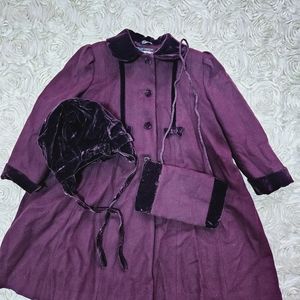 Rothschild purple girls coat size 6